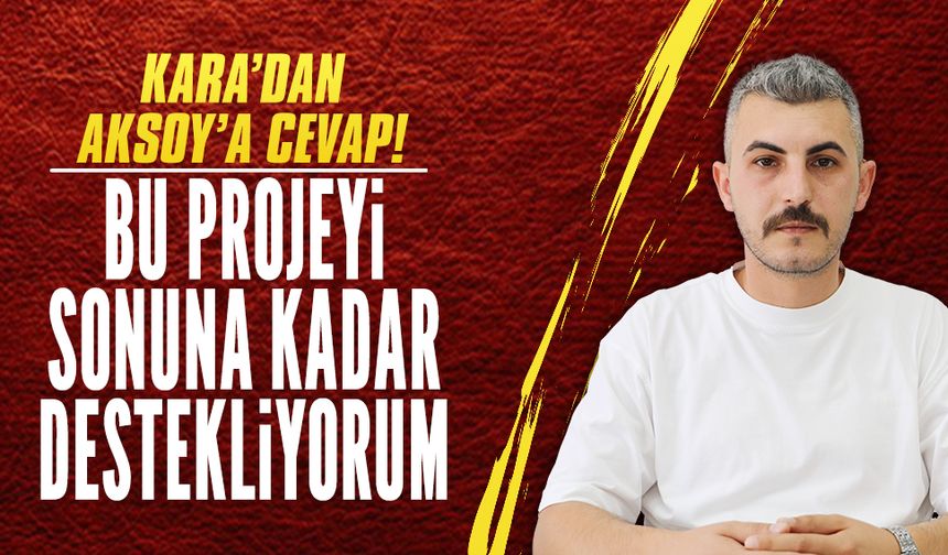 Gazi Levent Kara’dan, Başkan Aksoy’a cevap