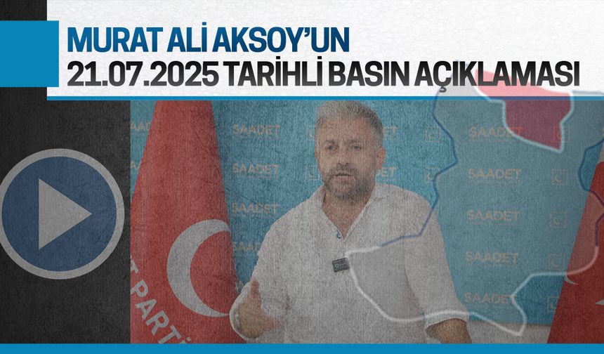 Murat Ali Aksoy: Küreselcilere hizmet edenlere hesabını sorun
