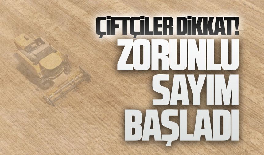 Karasu’da genel tarım sayımı başladı