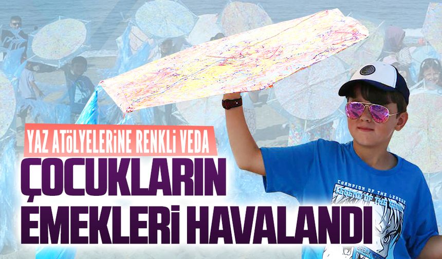 Karasu SGM yaz atölyeleri, uçurtma şenliği ile sona erdi