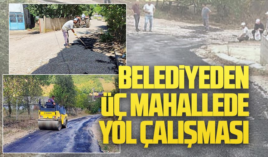 Karasu’da yol onarım ve asfalt çalışmaları mahalle mahalle sürüyor