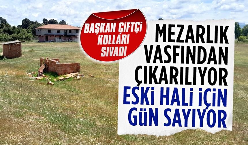 Başkan Murat Çiftçi, spor tesisi için kolları sıvadı