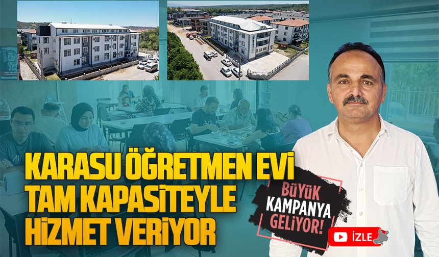 Karasu Öğretmen Evi, tam kapasiteyle misafirlerini ağırlıyor