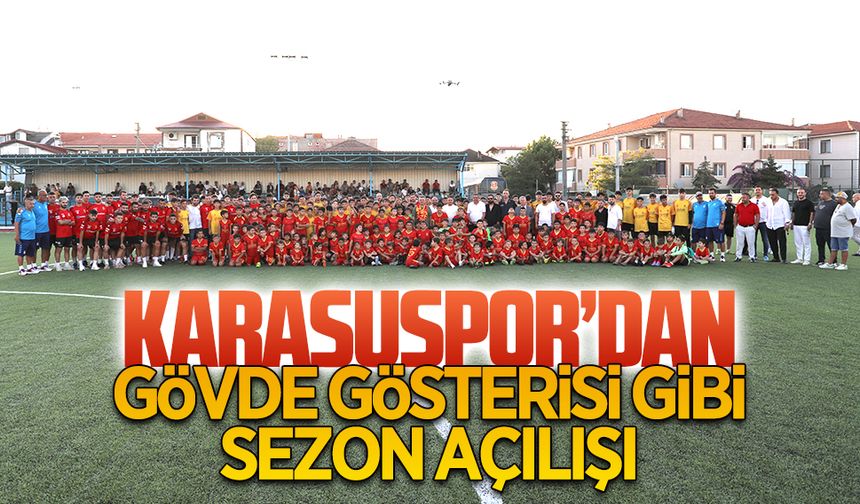 Karasuspor’dan görkemli sezon açılışı