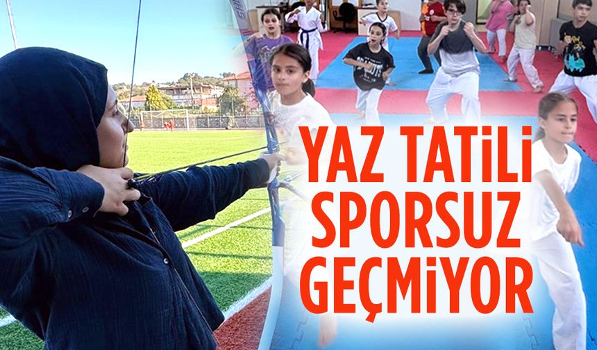Karasu’da yaz spor kurslarına yoğun ilgi
