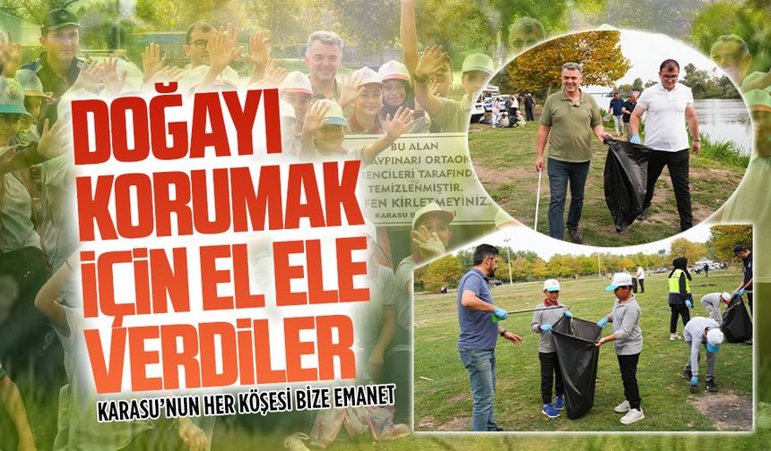 Manavpınarı’nda çevre temizliği etkinliği