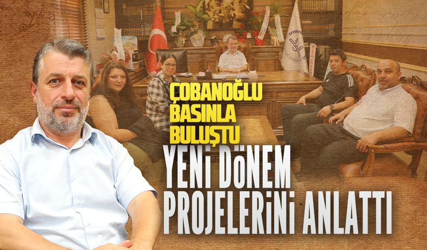 Müftü Çobanoğlu, ilçe basınıyla bir araya geldi