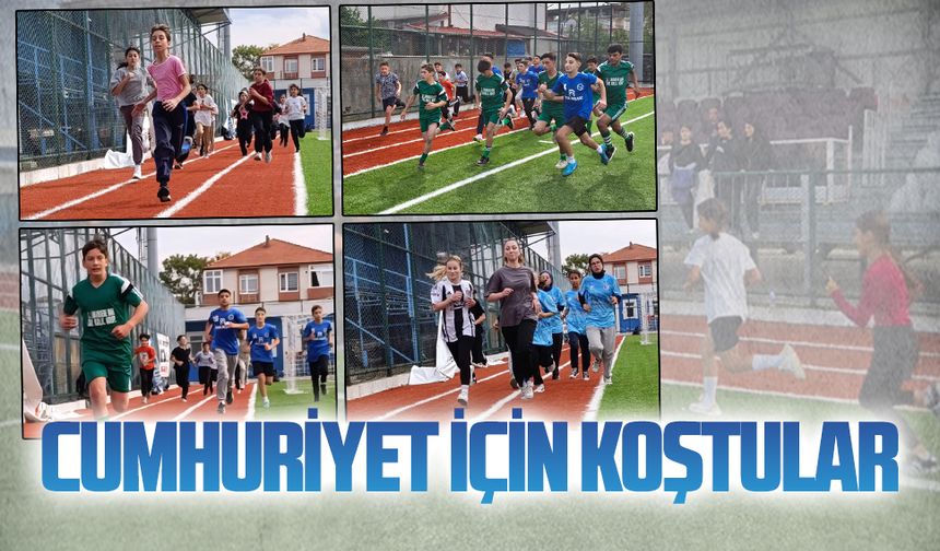 Cumhuriyet için koştular