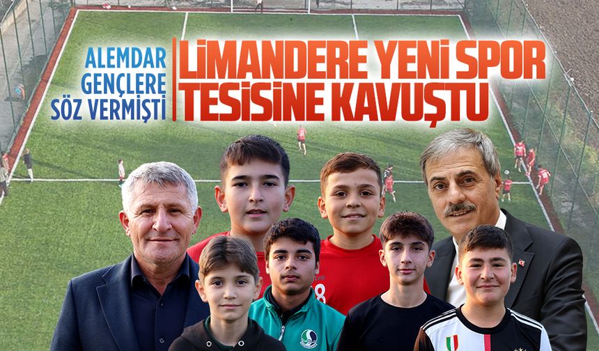 Karasu Limandere yeni spor tesisine kavuştu