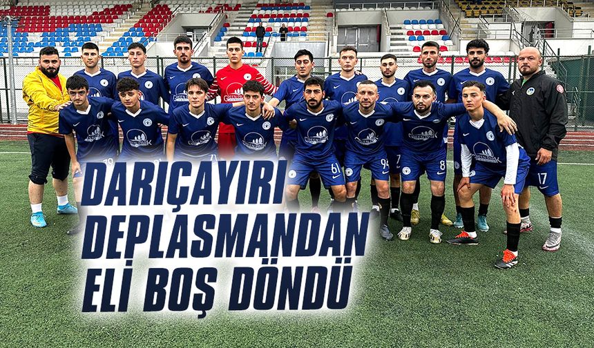 Darıçayırı deplasmandan eli boş döndü