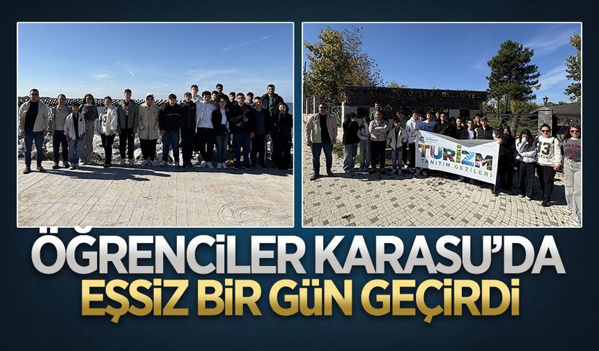 Geyve Sinan Bey Mesleki ve Teknik Anadolu Lisesi öğrencileri Karasu’da