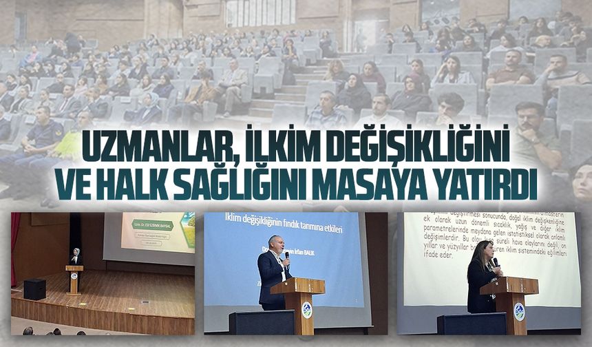 Karasu’da iklim değişikliğinin tarıma ve halk sağlığına etkileri konuşuldu