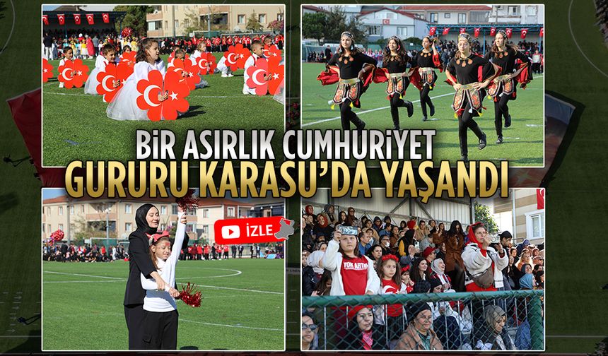 Karasu’da Cumhuriyet Bayramı Coşkusu