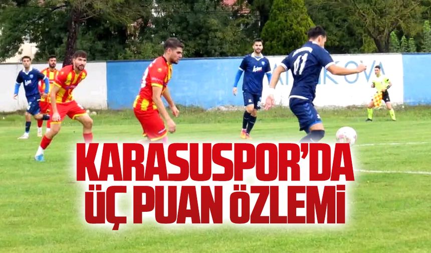 Karasuspor’da üç puan özlemi