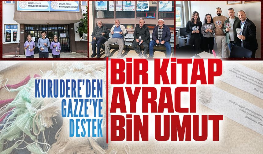 Kurudere’den Gazze’ye destek