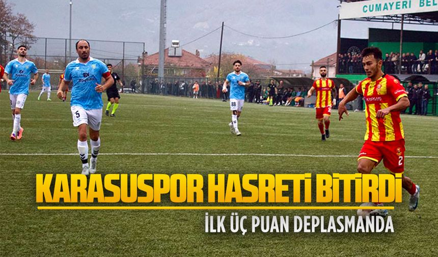 Karasuspor hasreti bitirdi