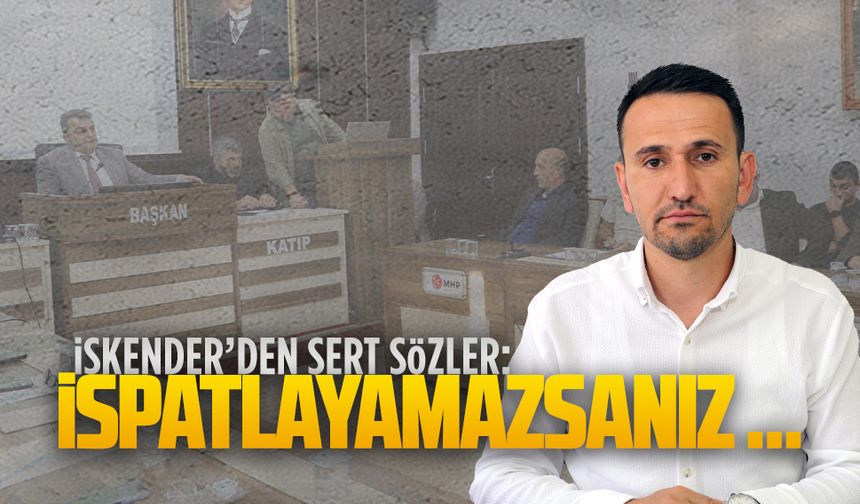 Hakkı İskender, gergin geçen meclis toplantısının ardından açıklamada bulundu