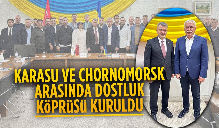 Başkan Sarı, Ukrayna’da iş birliği toplantısına katıldı