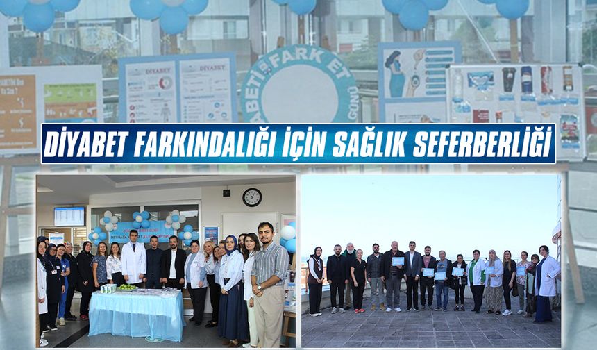 Karasu Devlet Hastanesi’nden Dünya Diyabet Günü etkinliği