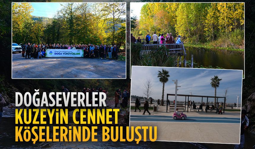 Doğaseverler kuzeyin cennet köşelerinde buluştu