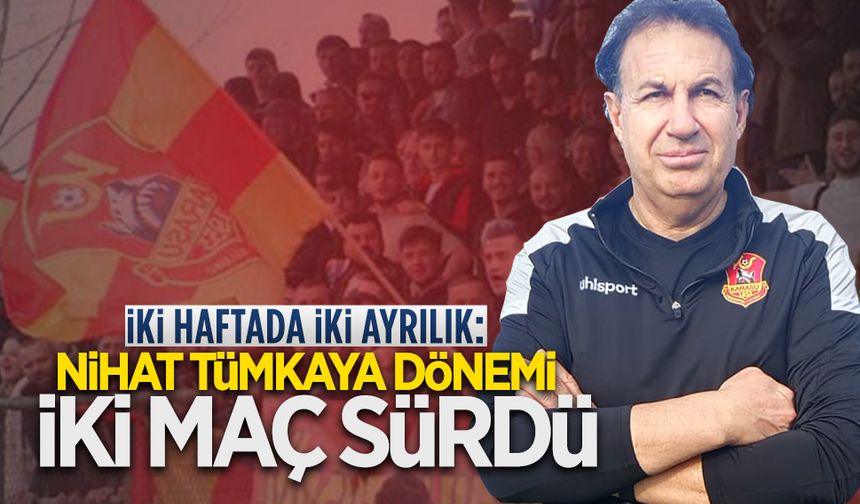 Karasuspor, Antrenör Nihat Tümkaya ile yollarını ayırdı