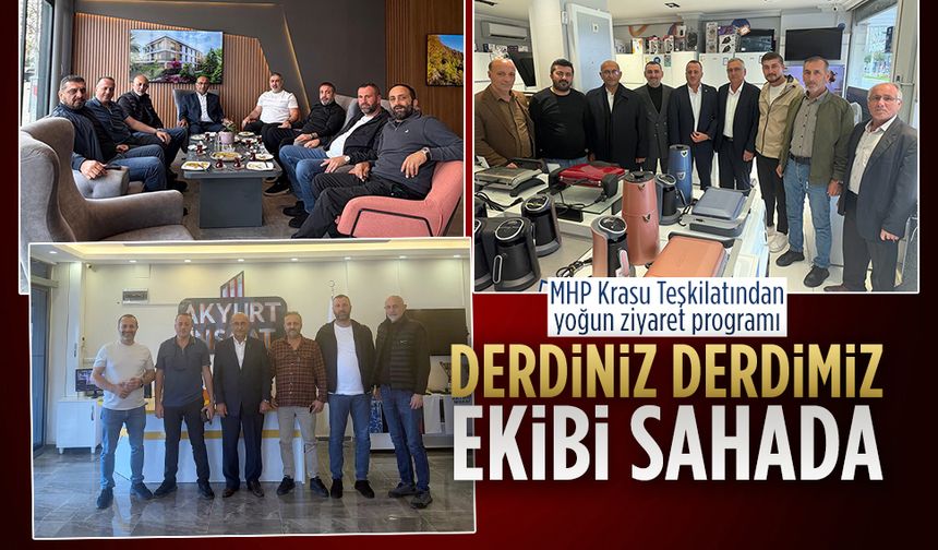 MHP Karasu Teşkilatı’ndan yoğun ziyaret programı: “Derdiniz derdimiz” sahada