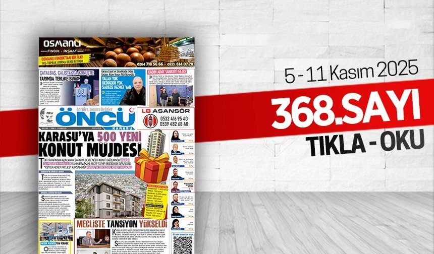 Öncü Karasu Gazetesi 368.sayı