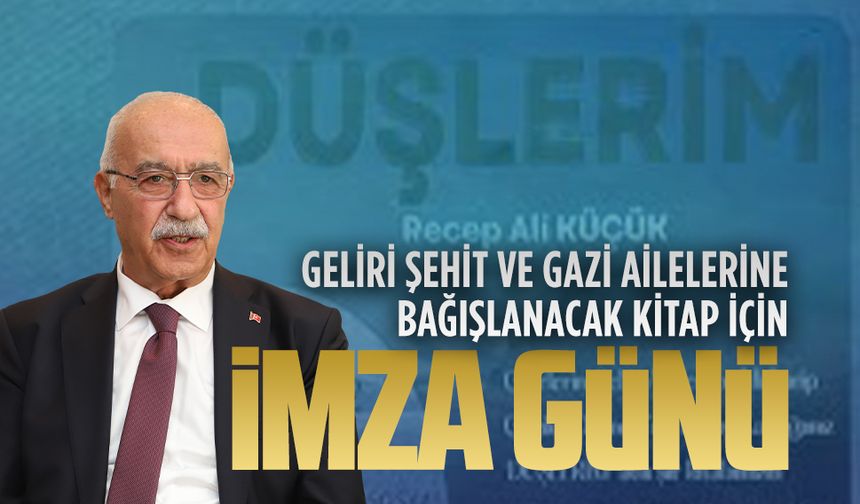 Recep Ali Küçük, “Düşlerim” kitabıyla okurlarıyla buluşacak