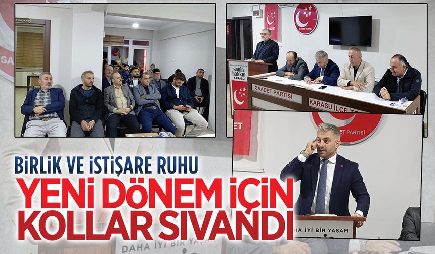 Saadet Partisi Karasu İlçe Teşkilatı’ndan Ekim Ayı Divan Toplantısı