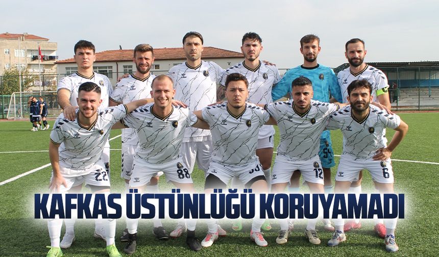 Kafkas üstünlüğü koruyamadı