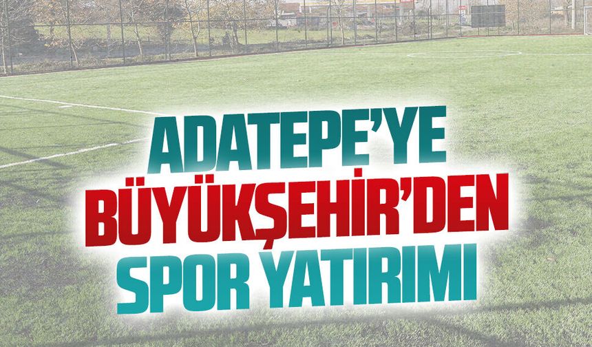 Sakarya’nın kuzeyinde spor sahaları yükseliyor