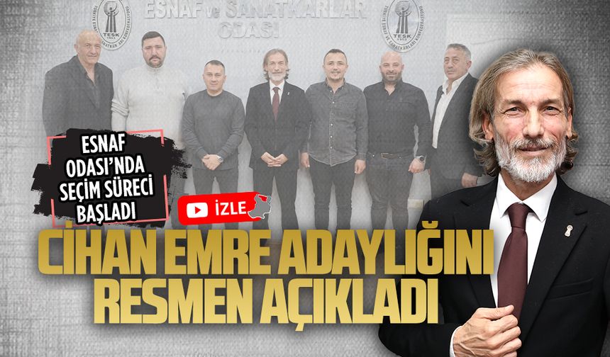 Karasu Esnaf Odası’nda Cihan Emre yeniden aday