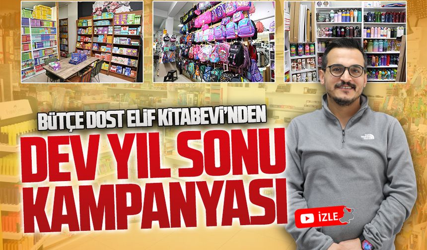 Elif Kitabevi’nden müthiş yıl sonu kampanyası!