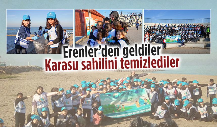 Erenler Küpçüler İlkokulu’ndan Karasu’da çevre duyarlılığı etkinliği