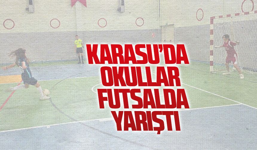 Karasu’da Okul Sporları Futsal Turnuvası sona erdi