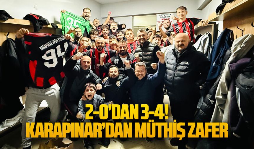 Karapınar geriden geldi, deplasmanda kazandı