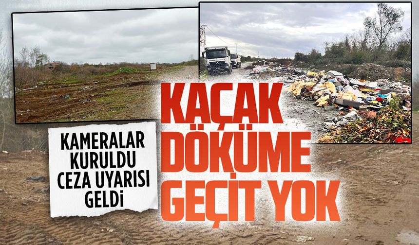 Karasu Belediyesi’nden kaçak atığa karşı tedbir