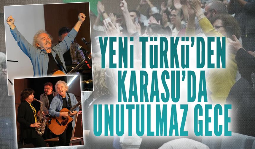Karasu Belediyesi Kültür ve Sanat Sezonu, Aralık ayına efsane bir konserle hızlı başladı