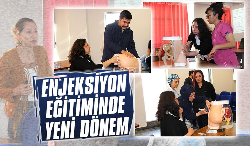 Karasu Devlet Hastanesi’nde modern enjeksiyon eğitimi