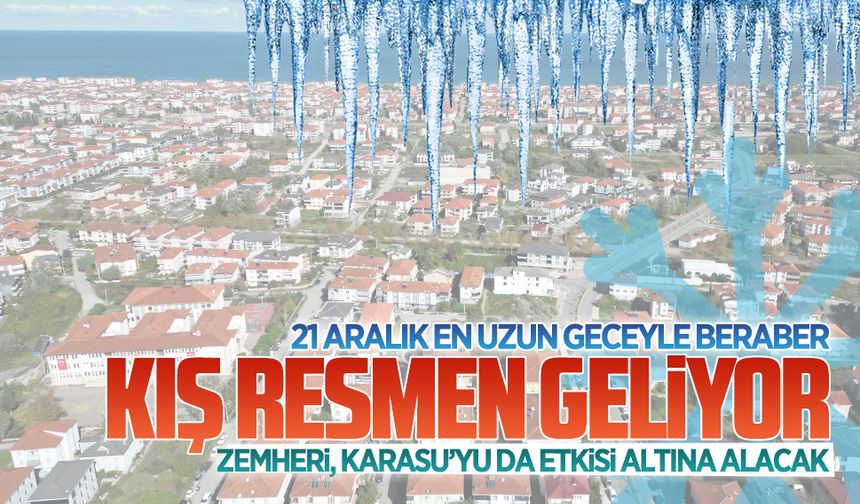 Karasu, zemheri soğuklarının etkisi altına giriyor