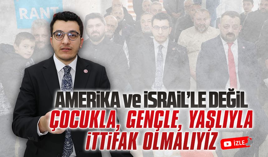 Gençlik Kolları Genel Başkan Yardımcısı Osman Sedat Akyüz, Karasu’da konuştu