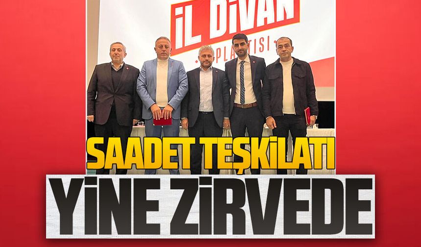 Saadet Partisi Karasu Teşkilatı iki ay üst üste birinci oldu