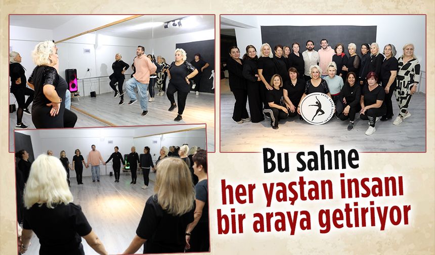 Bu sahne, her yaştan insanı bir araya getiriyor