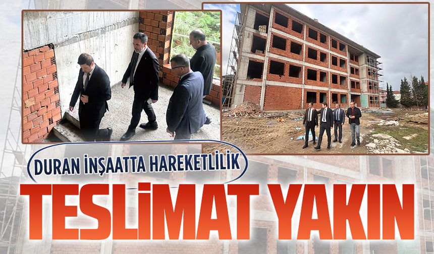 Şehit Ahmet Baş Anadolu İHL inşaatı hızlandı