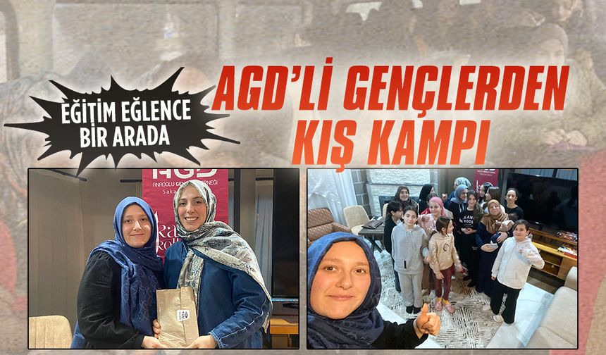AGD Karasu Kadın Kolları’ndan gençlere unutulmaz kış kampı