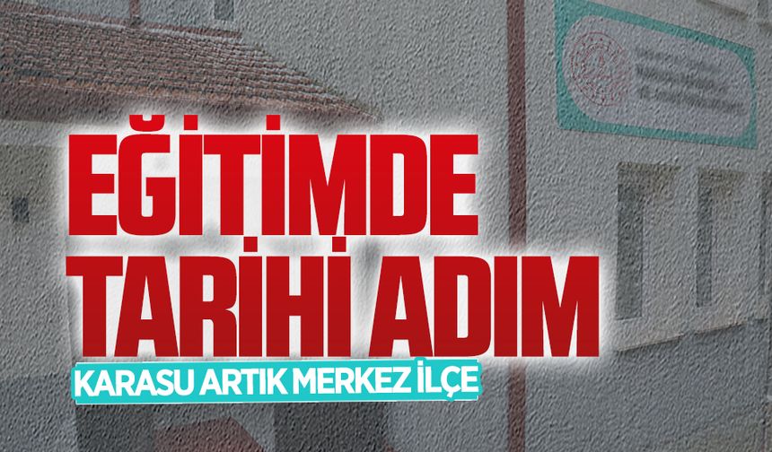 Karasu’da Rehberlik Araştırma Merkezi hizmete başladı