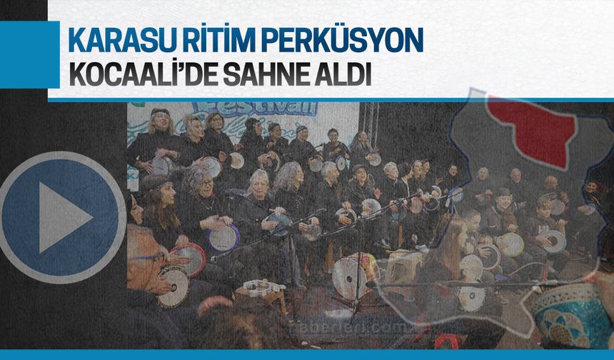 Karasu Ritim Perküsyon, Kocaali Hamsi Festivali’ni coşturdu