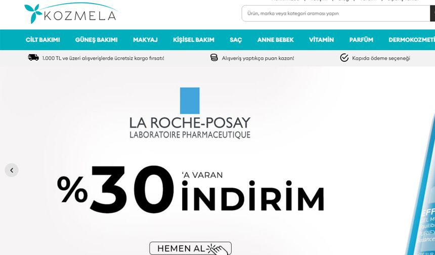 Kozmela ile güzellik ve sağlık artık tek tık uzağınızda