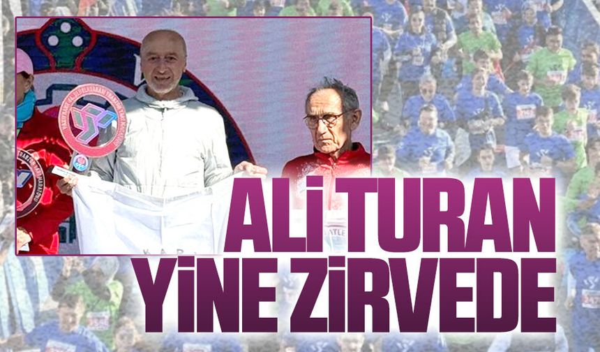 Ali Turan, Trabzon Yarı Maratonu’nda birinci oldu