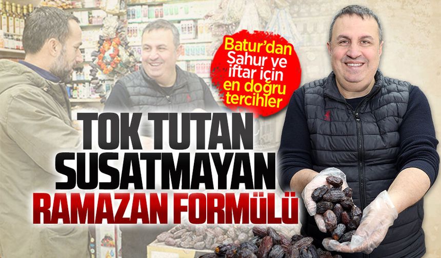 İşletmeci Özgür Batur’dan sağlıklı oruç günleri için öneriler